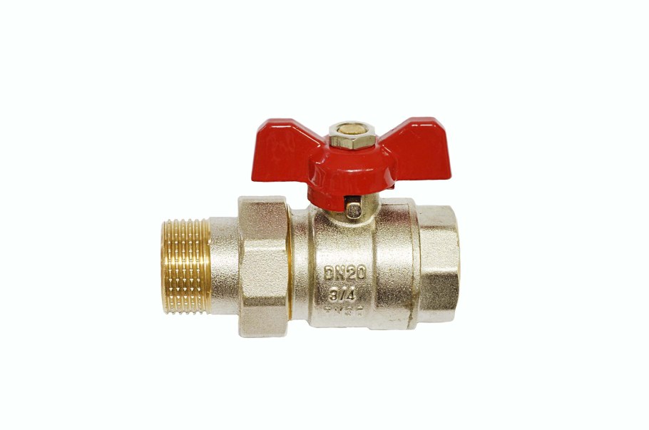 Кран шаровый Stout SVB-0005-000015 муфтовый (НР/НР), латунь для бытовой техники