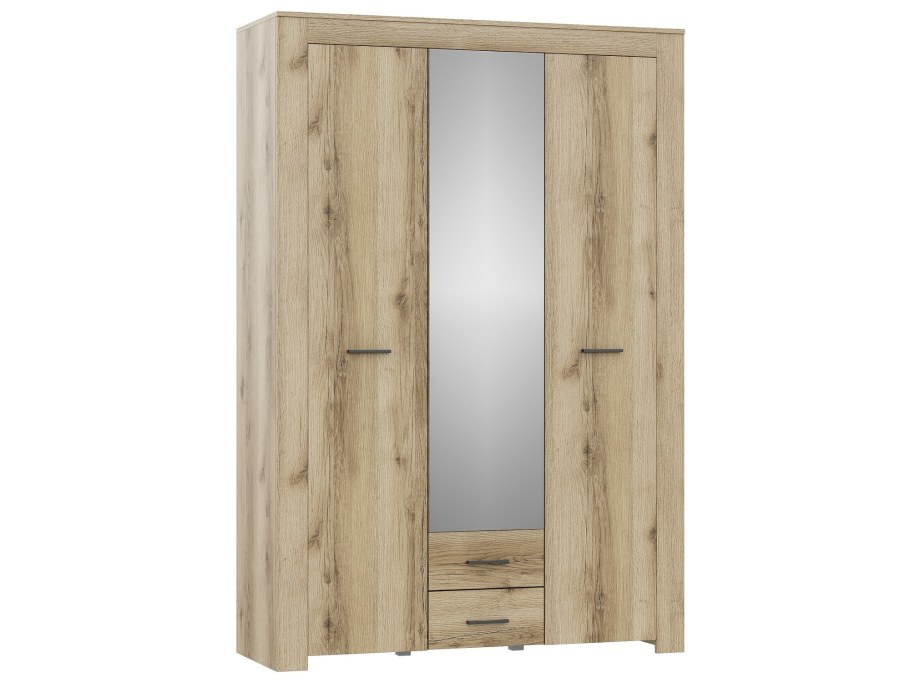 Шкаф Синди для одежды с 2 зеркальными дверьми см-320.07.215