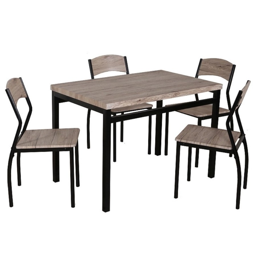 Столовой мебели Signal Astro (стол + 4 стула, дуб сонома)