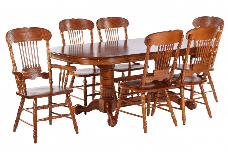 Стол NNDT - 4284 STC цвет: gr Glaze (дуб в красноту)