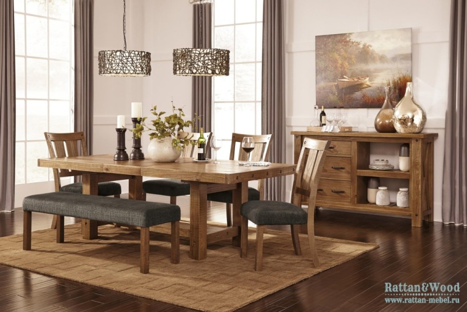 Стол обеденный из массива