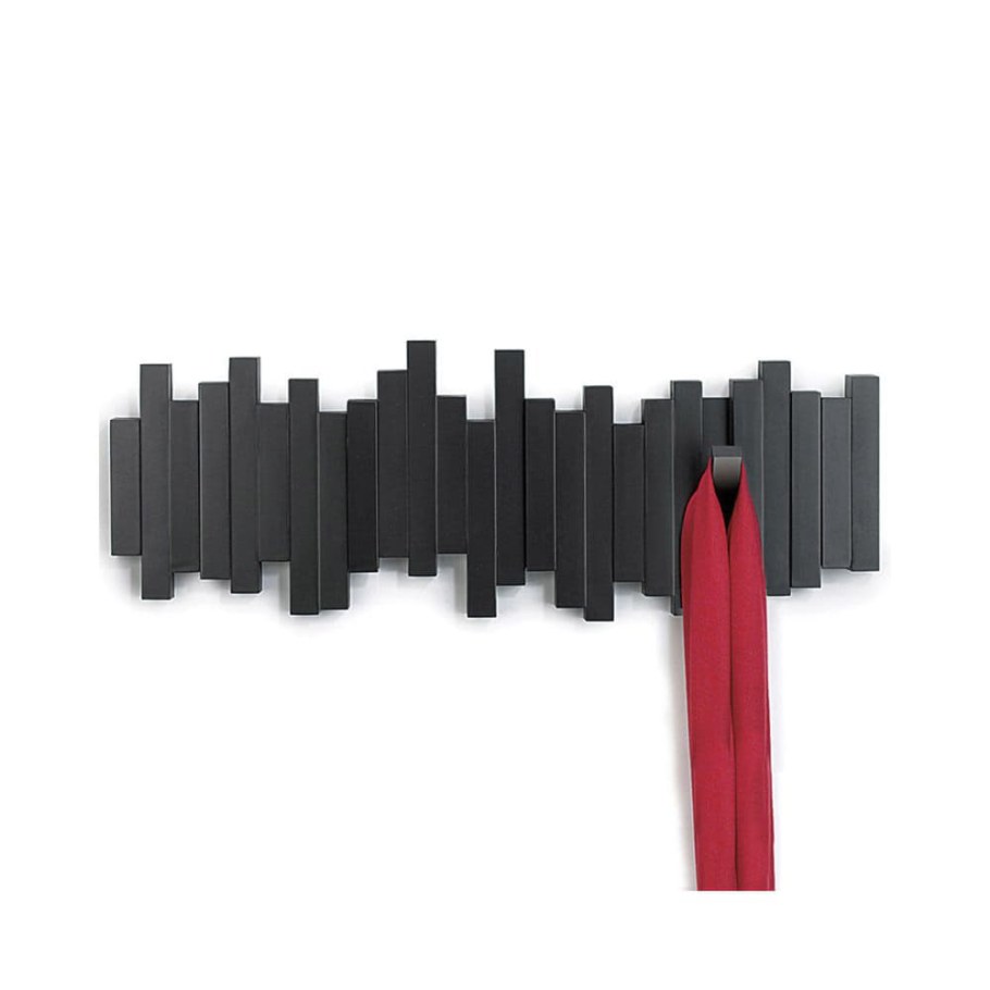 Вешалка настенная Umbra Sticks черная