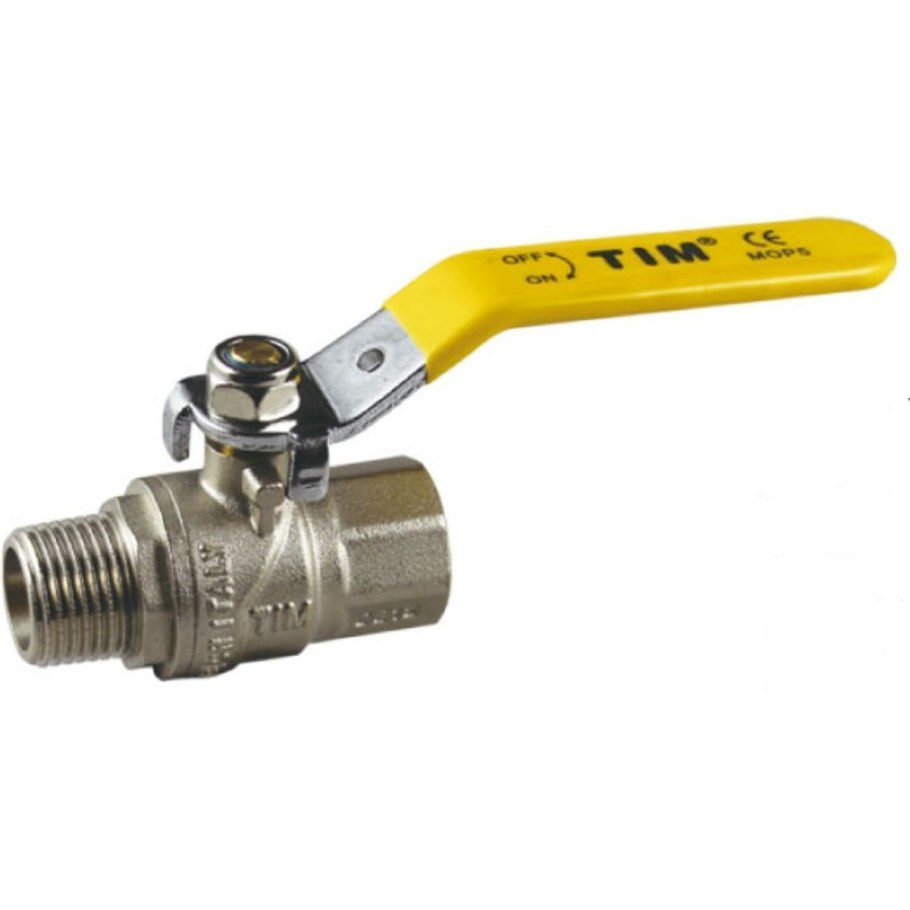 Кран шаровый латунь. Ф20 -1/2