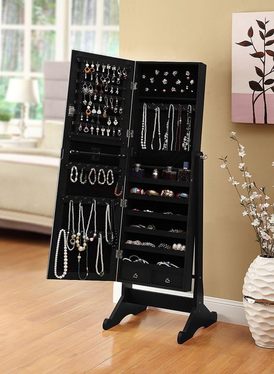 Зеркало с ящиком для украшений