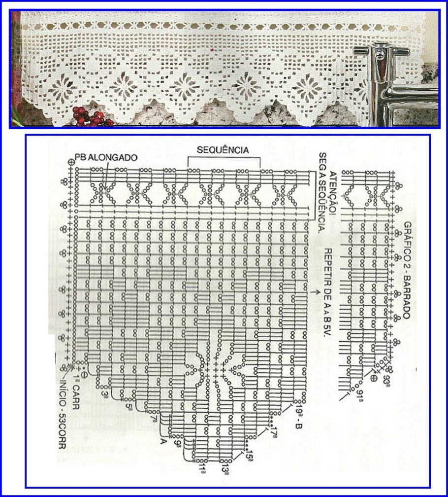 Филейное вязание Подзоров крючком