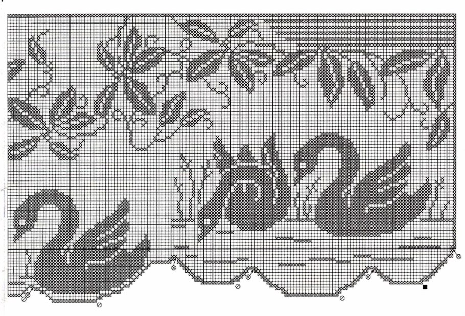 Crochet filet схемы