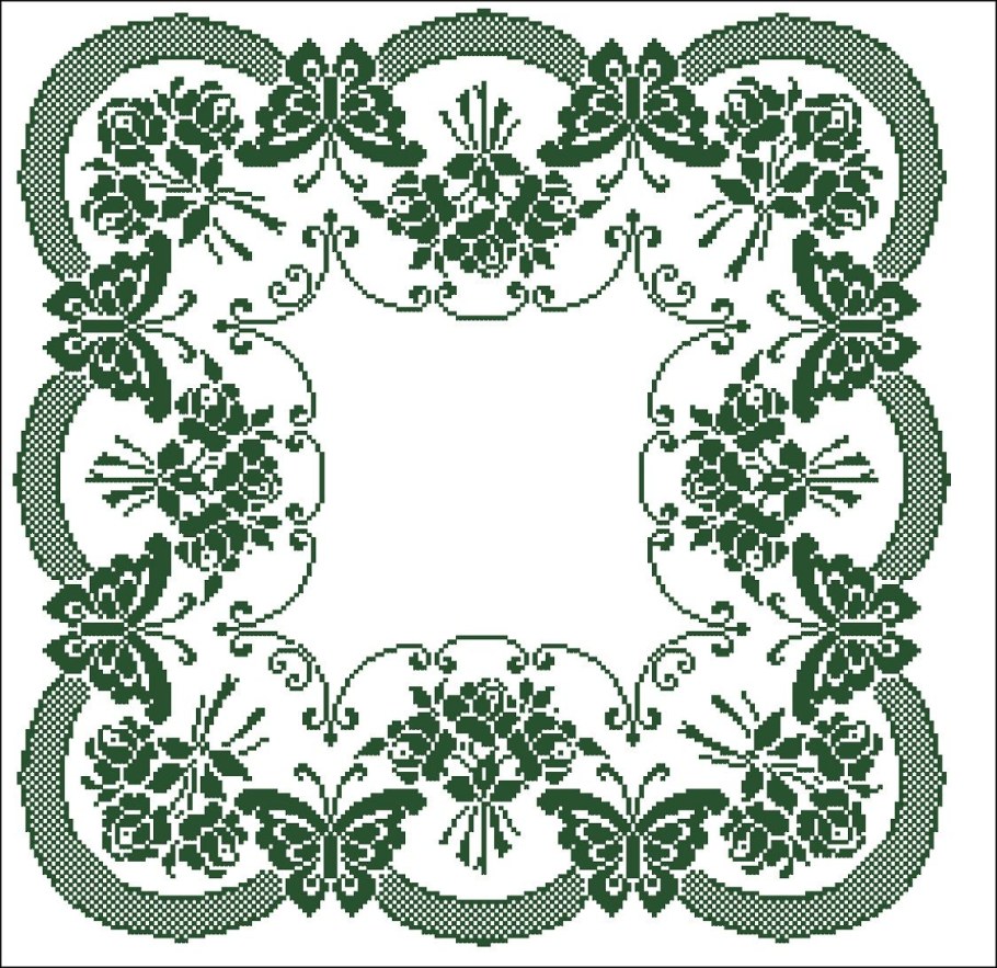 Салфетки с узорами