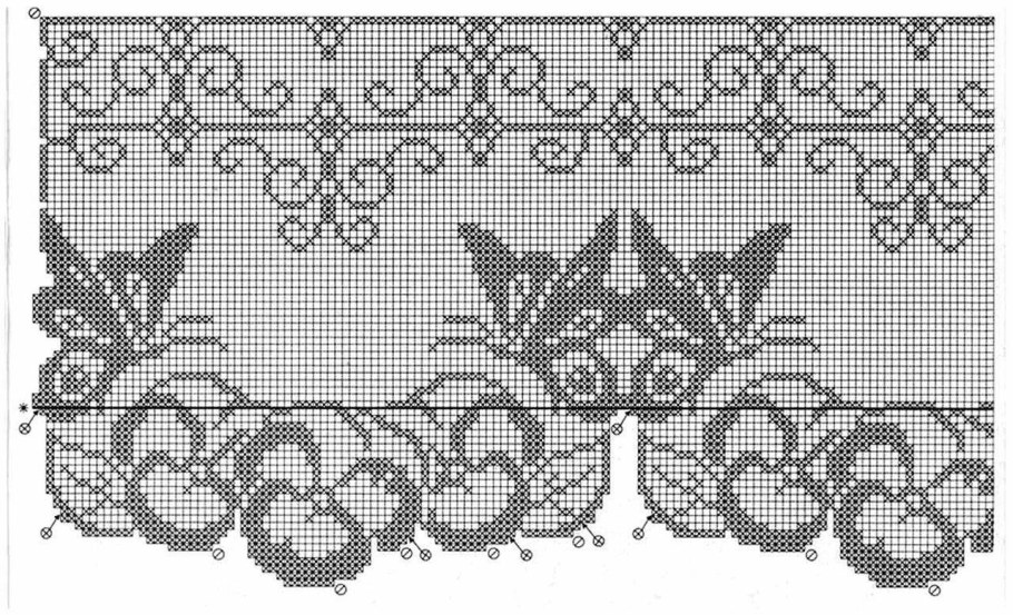 Филейное вязание крючком