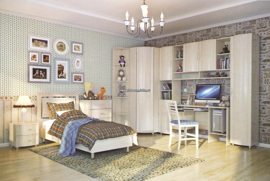 Детская модульная мебель дуб сонома