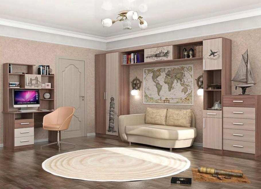 Модульная система город SV мебель