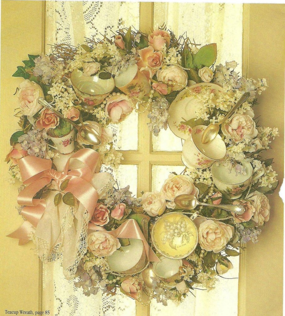 Веночки новогодние стиль шебби Шик