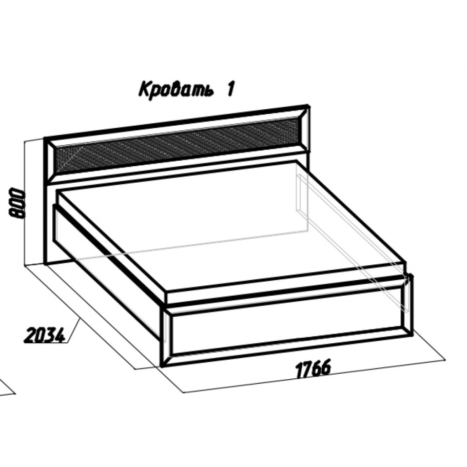 Кровать Милана 160х200 схема сборки