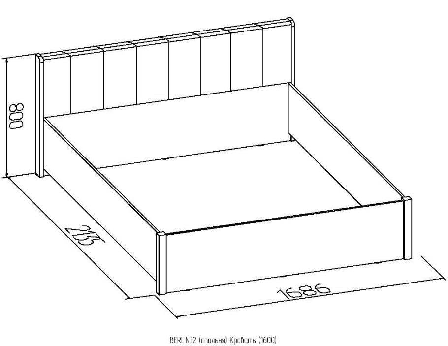 Кровать Berlin Глазов