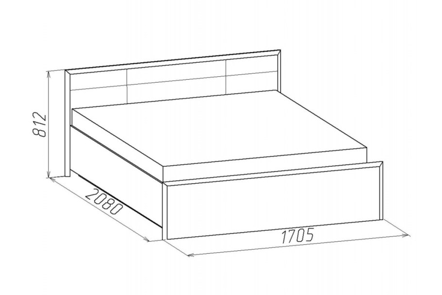 Амели 101 Люкс кровать(1800)