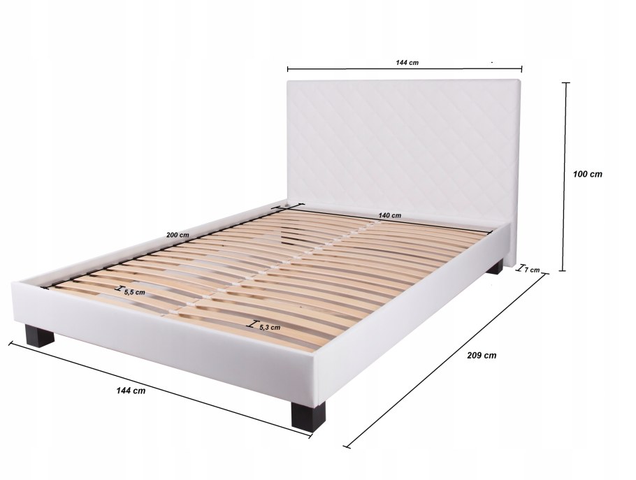 Габариты матраса 160х200