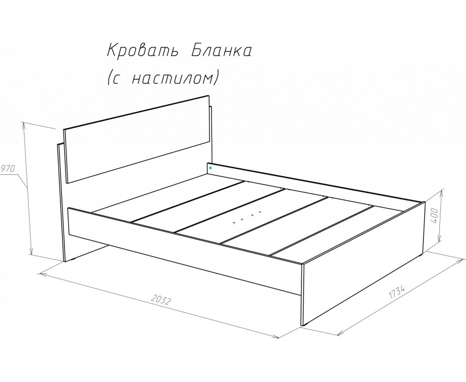 Кровать Марика 1600х2000