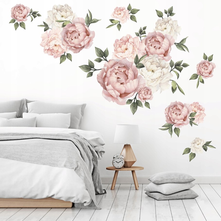 Наклейка интерьерная "пионы сет.2"