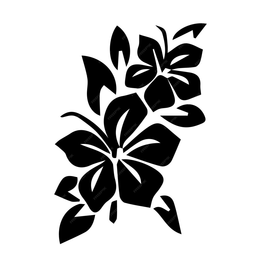 Наклейка - цветы