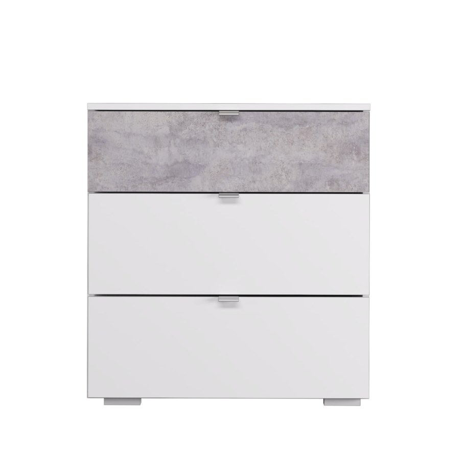 Спальня "акцент" №9 белое сияние/цемент светлый/700 (Нова) к