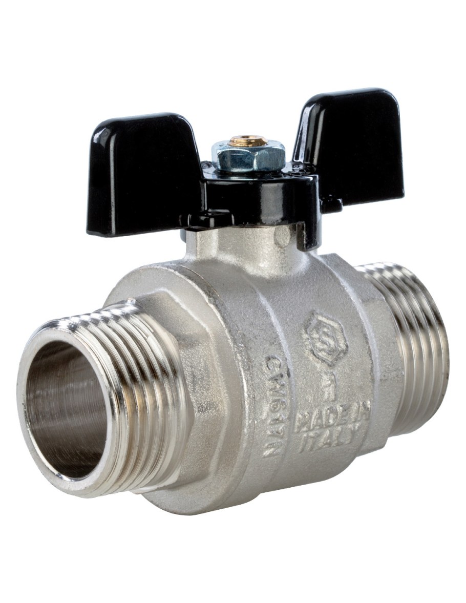 Кран шаровый Stout SVB-0006-000025 муфтовый (НР/НР), латунь