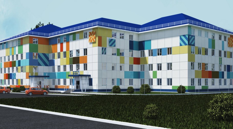 Фасады детских садов