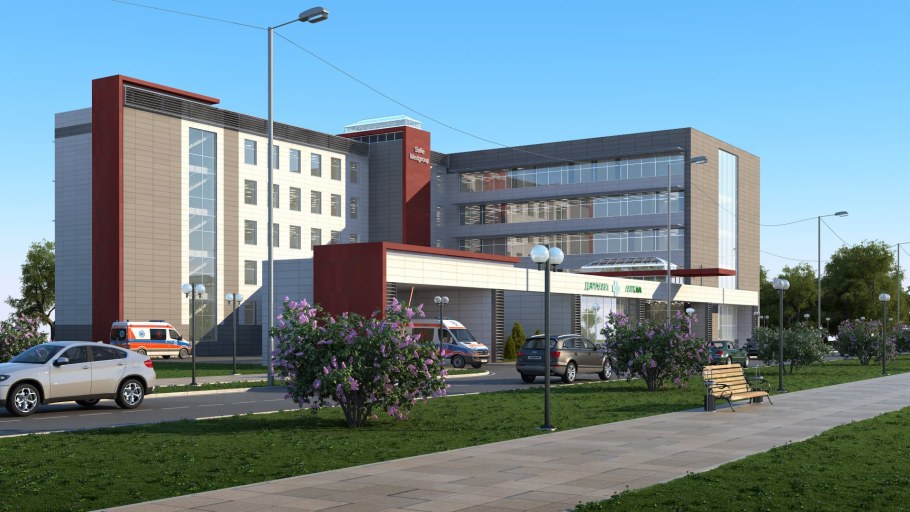 Поликлиника фасад