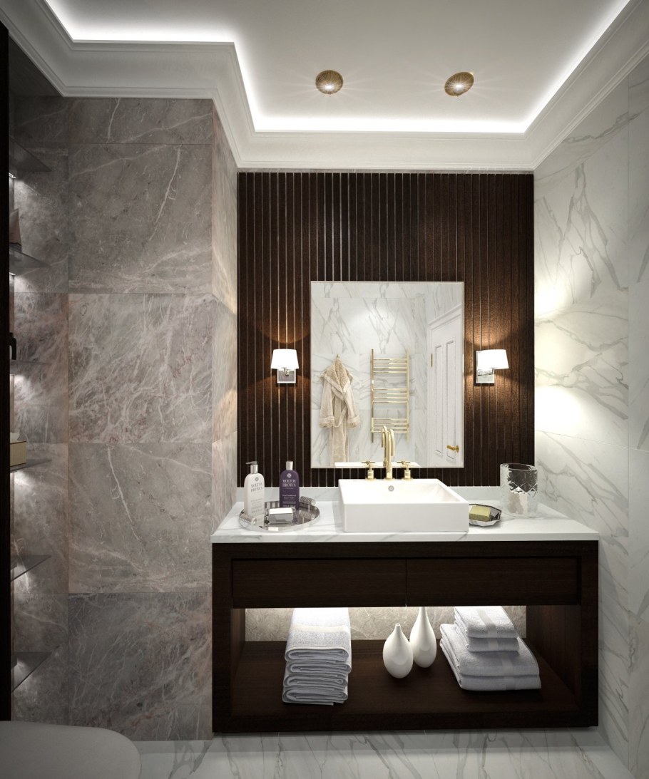 Italon Calacatta санузел