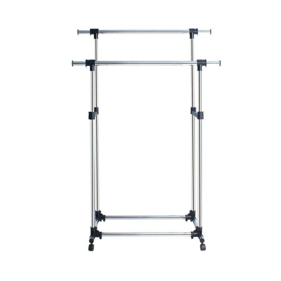 Стойка для одежды регулируемая двойная Spaceo