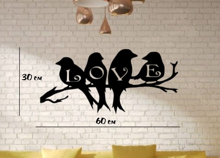Наклейки для интерьера птицы