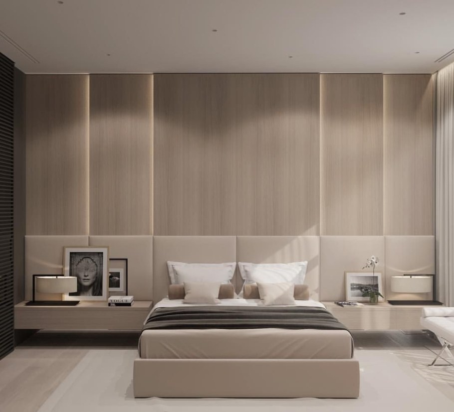 Спальня в стиле компорари