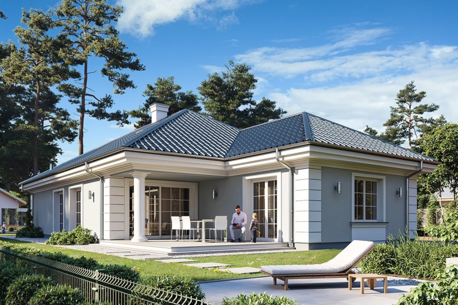 Одноэтажный коттедж