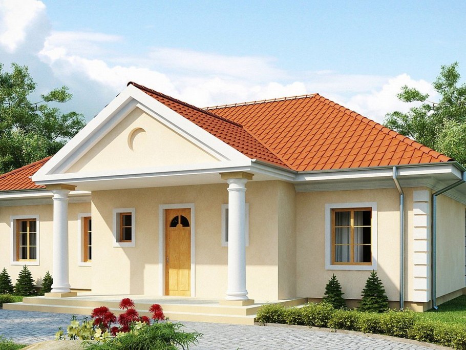 Одноэтажный домик