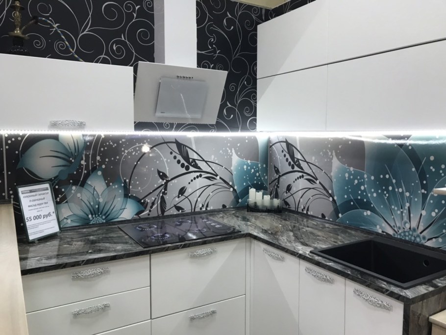 Кухонный фартук из МДФ С фотопечатью