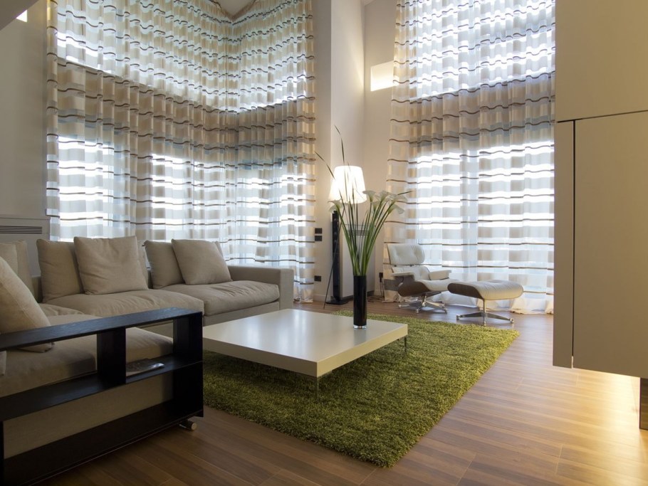 Гостиная без штор