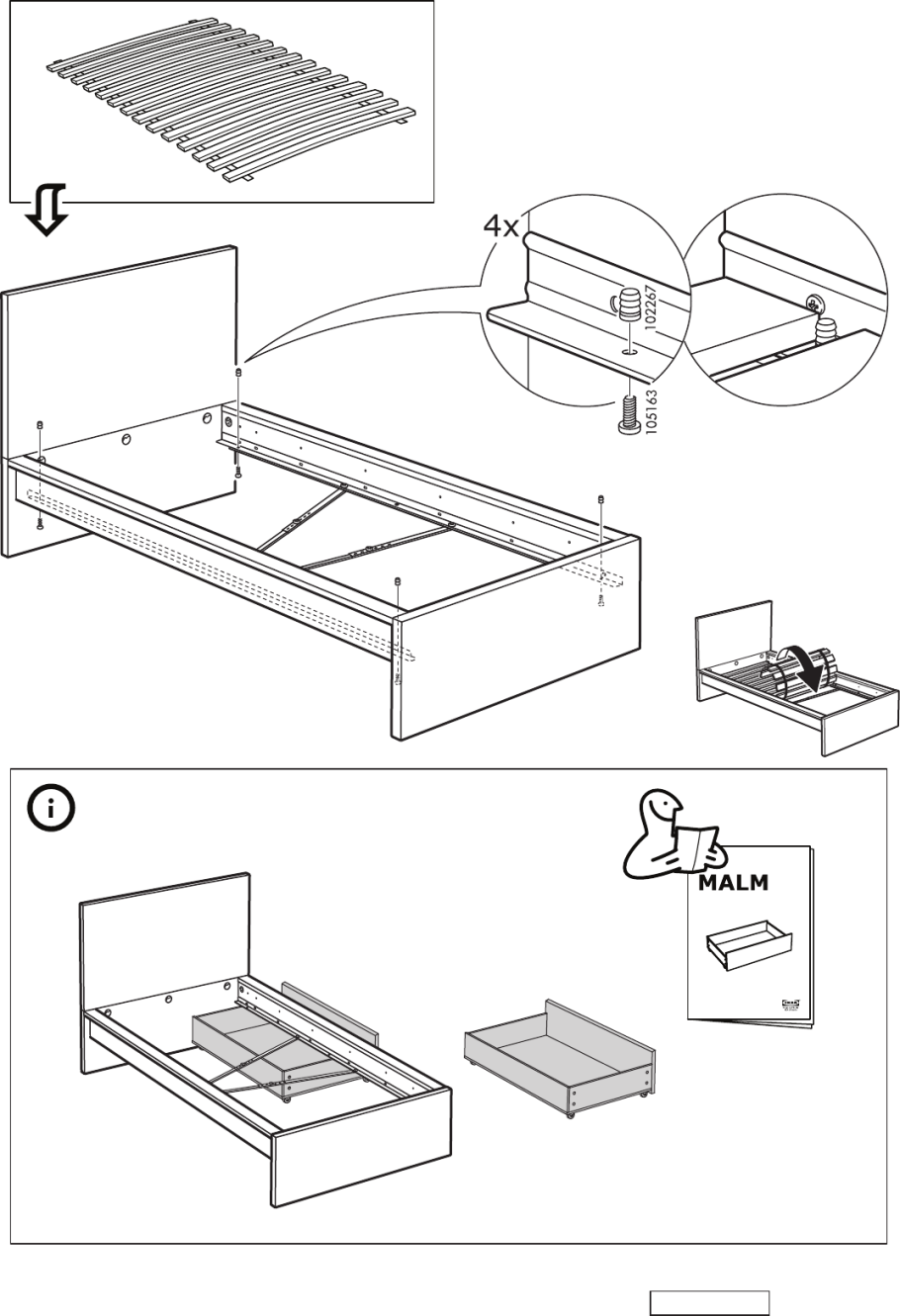 Кровать икеа артикул se 343 81 инструкция