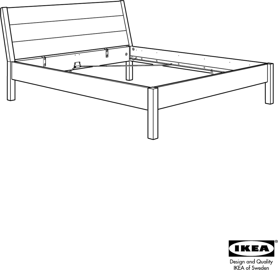 Skorva кровать ikea инструкция