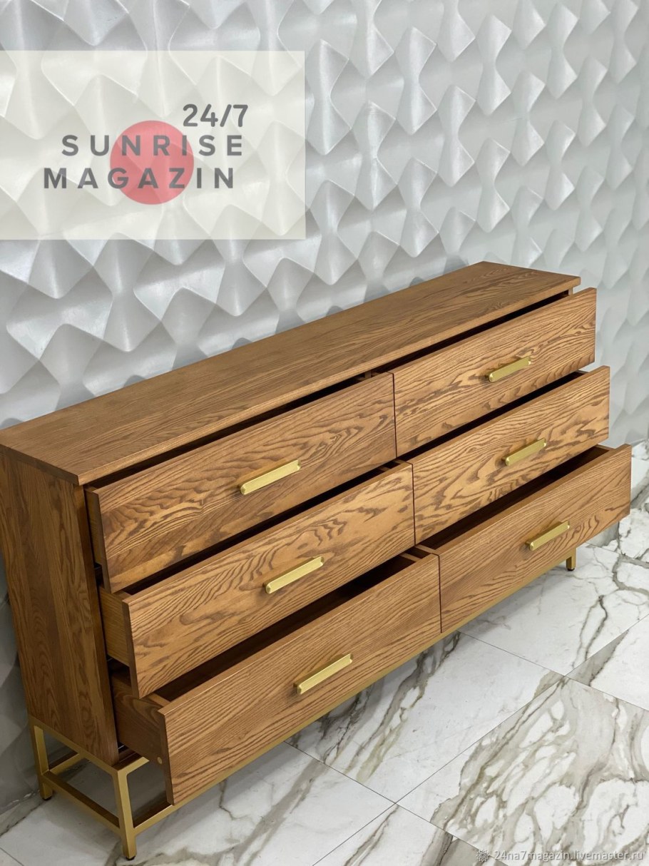 Комод графитового цвета