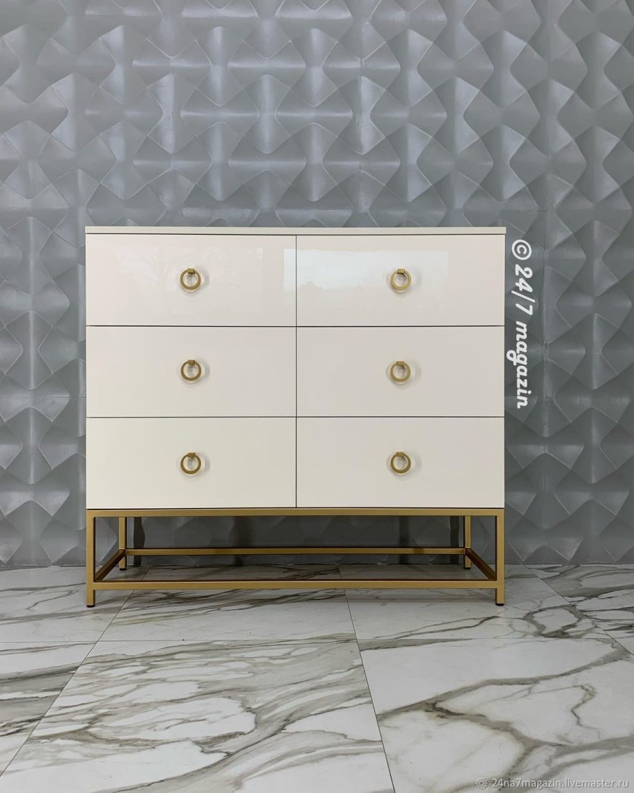 Графитовый комод