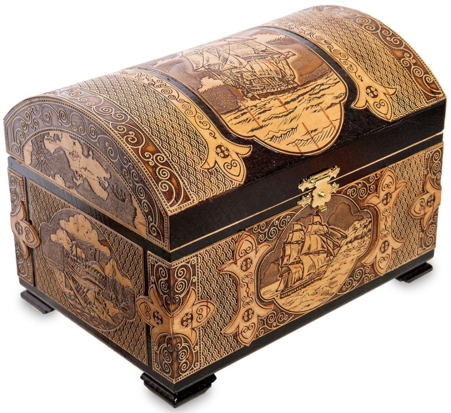 BST-204 сундук бол. (береста)