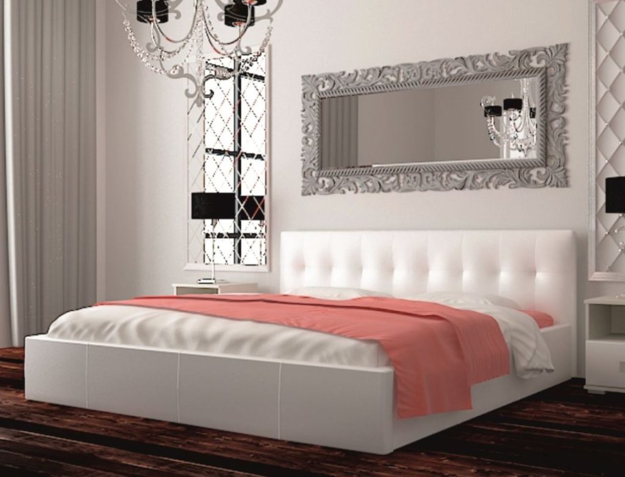 Кровать Оскар 73 белая