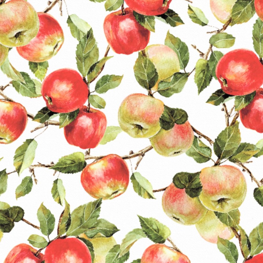Обои «яблоки 1», виниловые на бумажной основе, цвет , 0.53х10.5 м