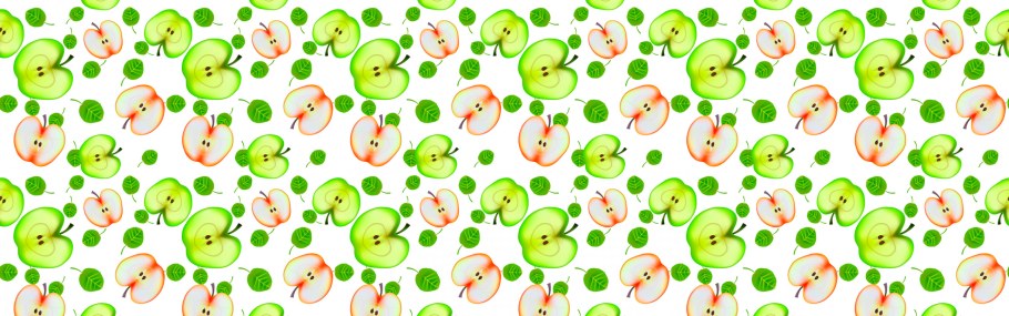 Яблочный орнамент