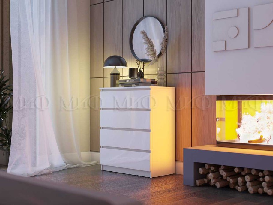 Комод Челси 10 ящиков белый