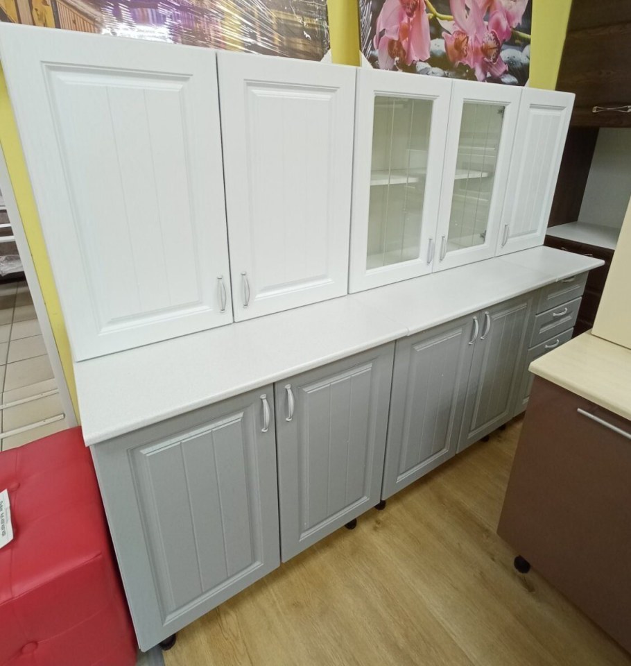 Кухня принцесса 1.2 (Арктик/Мурено)