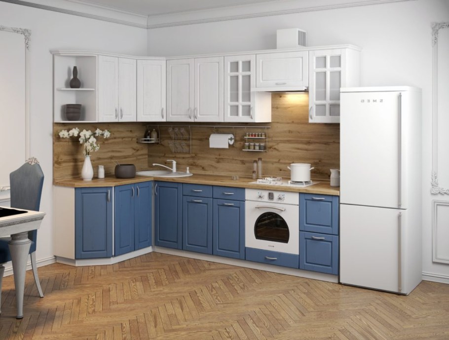 Дуб фактурный перванш кухня