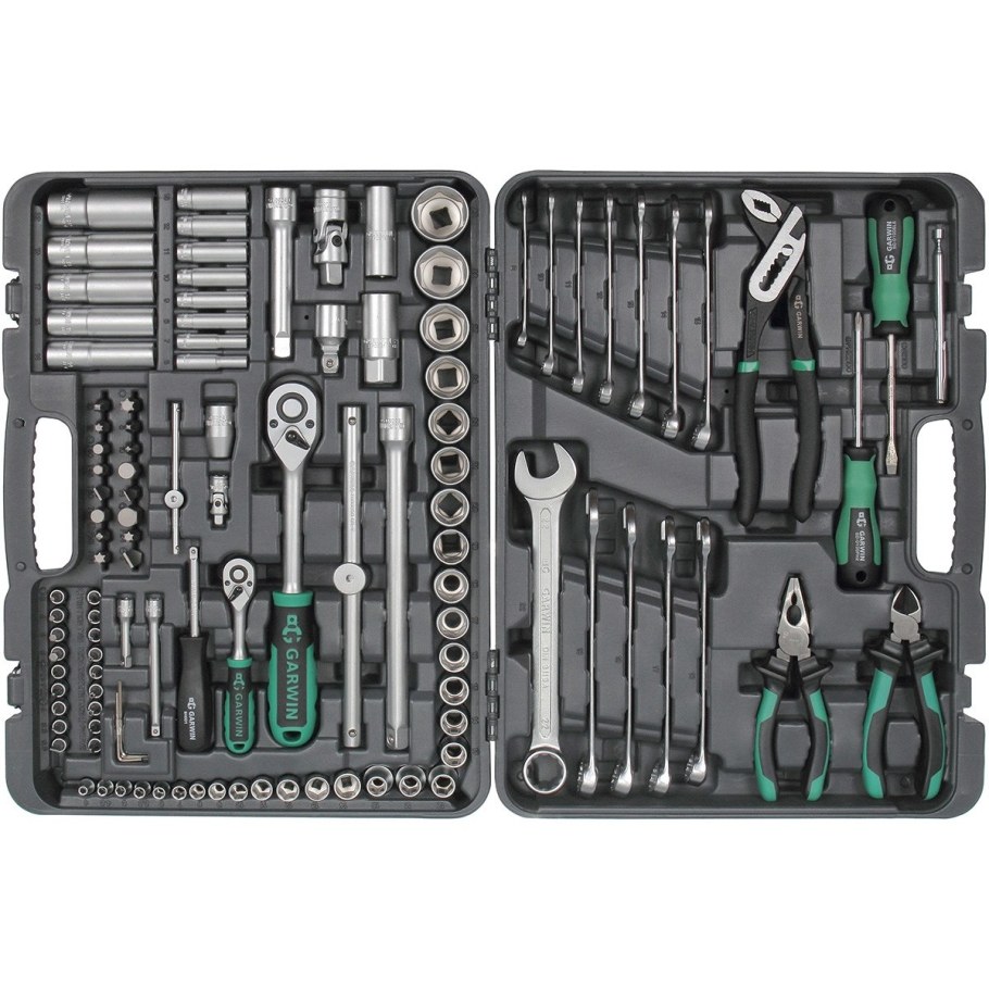 GARWIN GTK-0103115 набор ручных инструментов 1/4 и 1/2 6 гр 115 предметов
