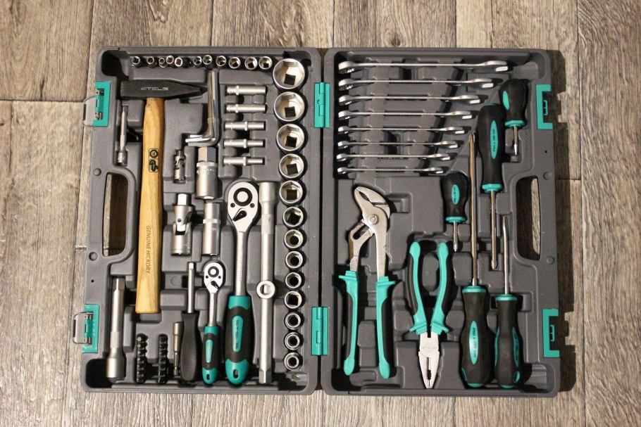 Набор инструмента 76пр.(stels.1/2",1/4",CRV)