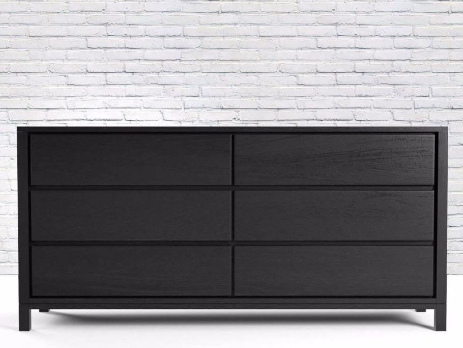 Комод черный современный