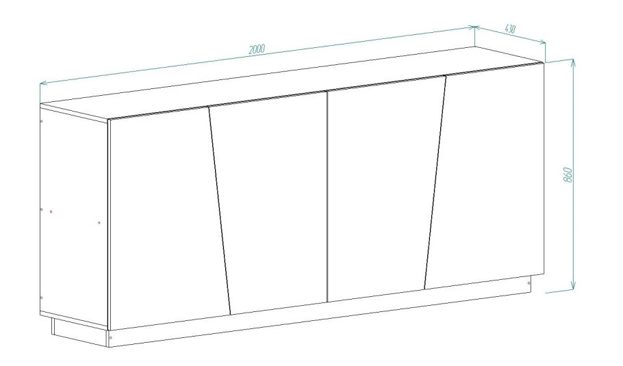 Комод Цесена 180