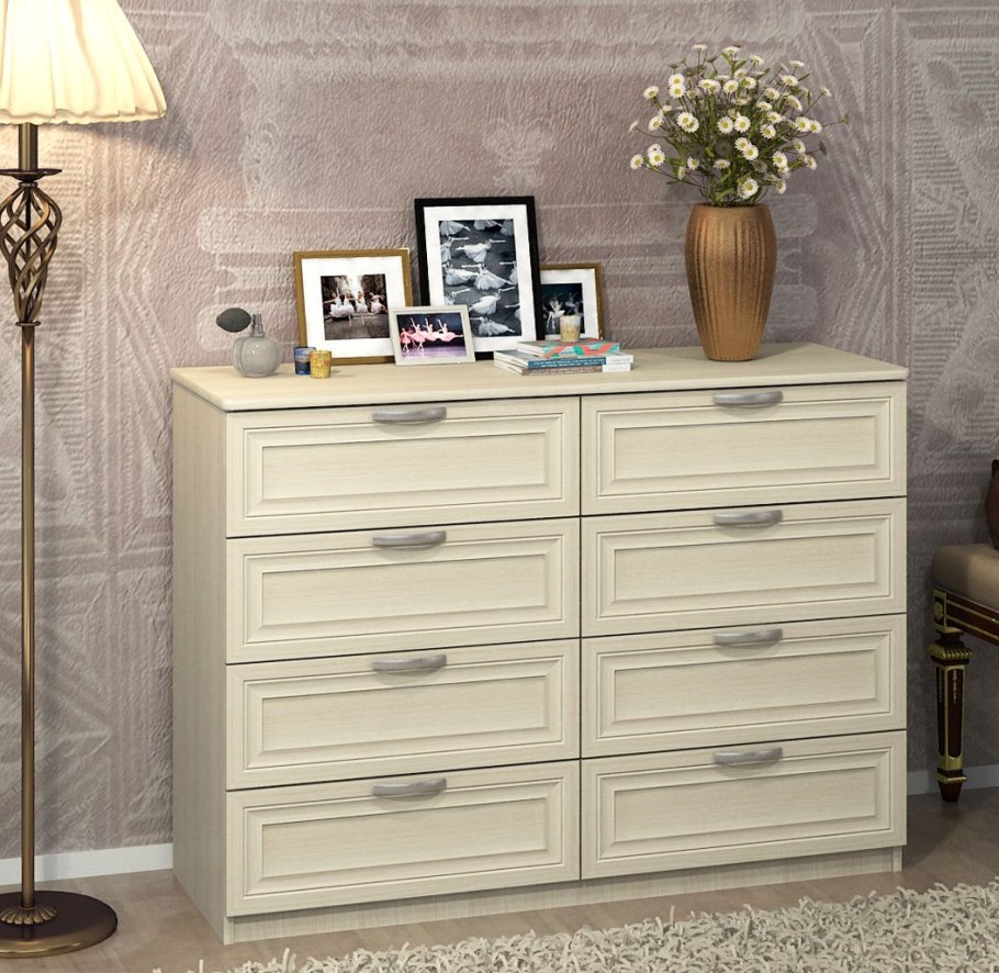 Феникс-комод км-1 дуб молочный
